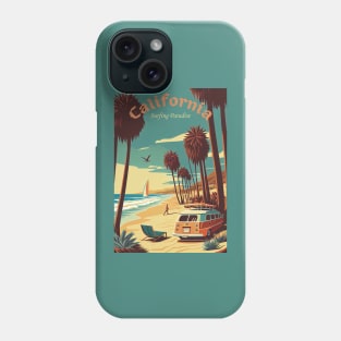 California - Surfing Paradise Phone Case