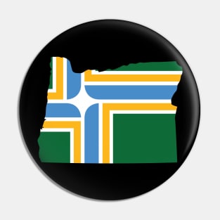 Portland Flag Pin