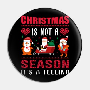 Christmas T - Shirt Design Pin