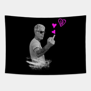 Anthony Bourdain T shirt sticker mug coffee mug apparel hoodie Tapestry