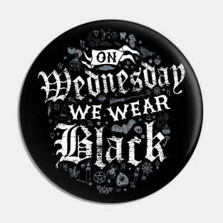 We wear black Vintage Distressed Witchcore Pin