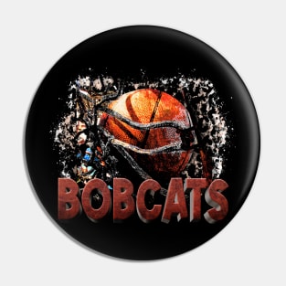 Classic Sports Bobcats Proud Name Basketball Pin