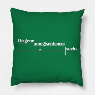 Diagramming Sentences Sucks Pillow