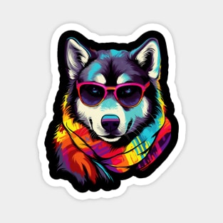 Husky Dog Magnet