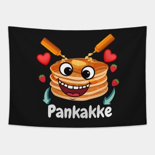 Funny Naughty Foodie Pun Pankakke Sarcastic Tapestry