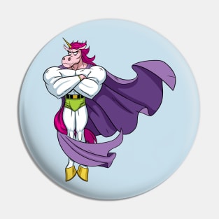 Unicorn Superhero Pin