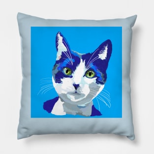 Tuxie Blues Pillow