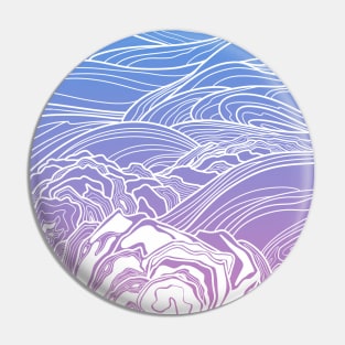 À rebours: a sea landscape Pin