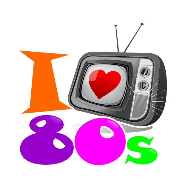 1980's Series I love the 80's (television) by allovervintage