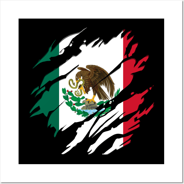 Wall Mural Mexican flag 
