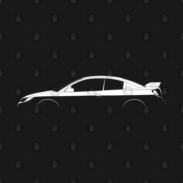 Saturn Ion Redline Silhouette by Car-Silhouettes