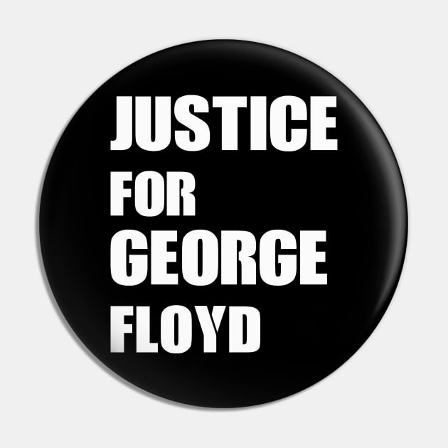 Justice For George Floyd Design Pin by Proway Design