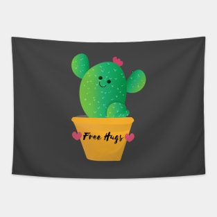 Free Cactus Hugs Tapestry