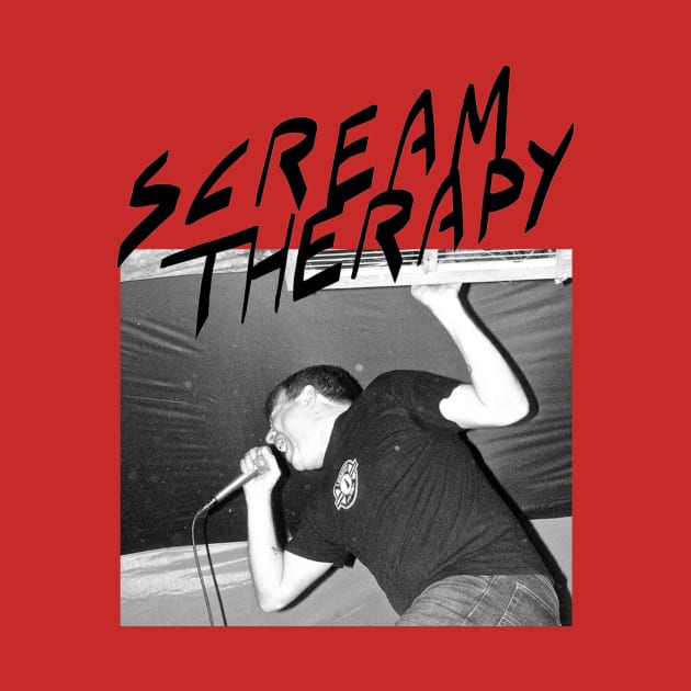 Scream Therapy Podcast Screamer block design by chalywinged