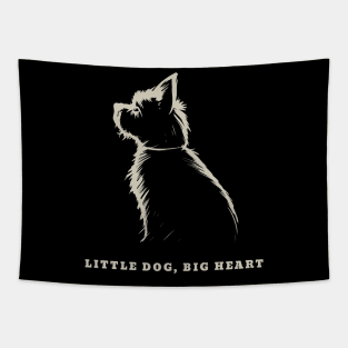 Little Dog, Big Heart: A Bundle of Love Tapestry