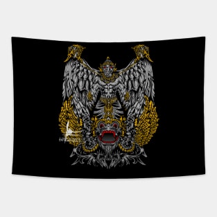 Barong bali feat Garuda Wishnu Kencana Tapestry