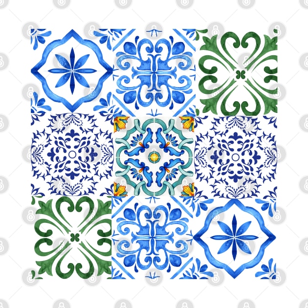 Colorful Portuguese Tiles by nancy.hajjar@yahoo.com