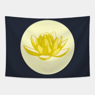 Banana Flower Lotus Tapestry