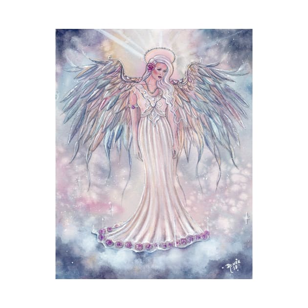 Light above heavenly angel by Renee Lavoie by ReneeLLavoie