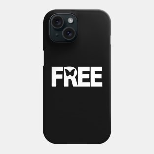 Free typography design Phone Case