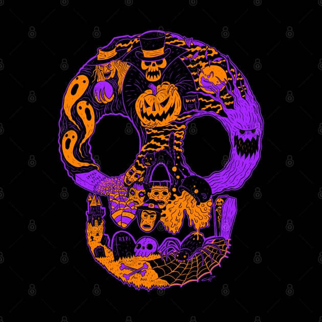 Halloween Skull! by chrisraimoart