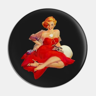 Pin Up - Red Dress Pin