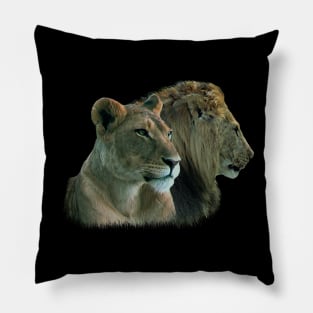 Lion - Lioness - Big Cat - Cat - Predator - Africa Pillow