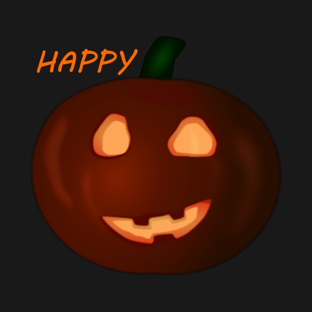 HAPPY HALOWEEN PUMPKIN - SMILING by STARNET