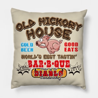 Old Hickory House BBQ Smokey and the Bandit Pillow