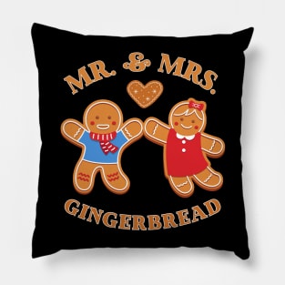 Mr & Mrs Gingerbread Pillow