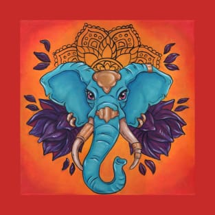 Haathi Mandala Elephant T-Shirt