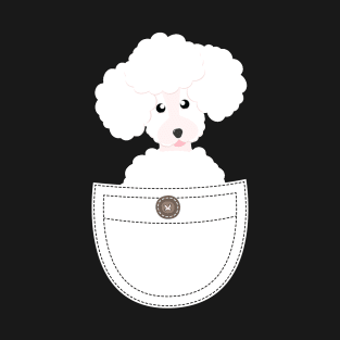 Poodle In Pocket T-Shirt