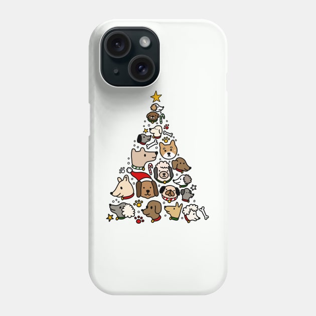 Christmas Cute Dog Loving Holidays Phone Case by Trippycollage