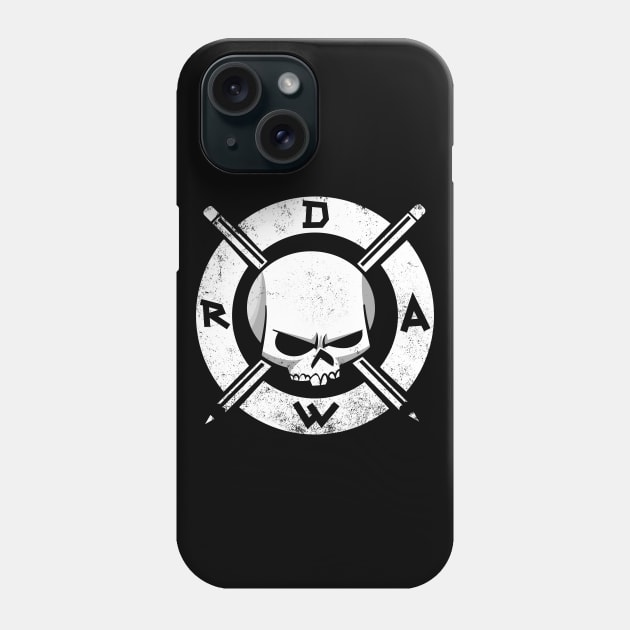 draw black Phone Case by sebstadraws