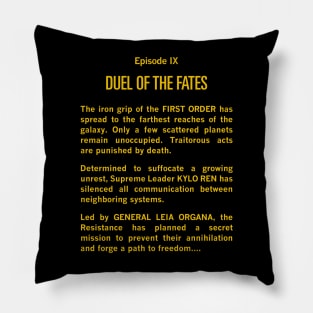 Duel Of The Fates Crawl! Pillow