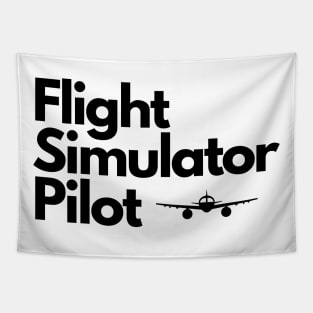 Flight Simulator Pilot Tapestry