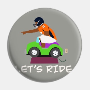 Let’s Ride Pin