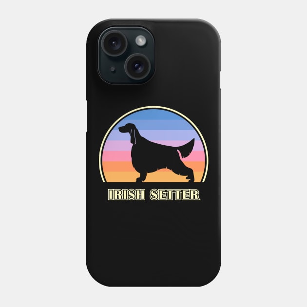 Irish Setter Vintage Sunset Dog Phone Case by millersye