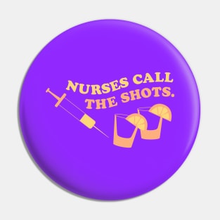 Nurses call the shots yellow Pin