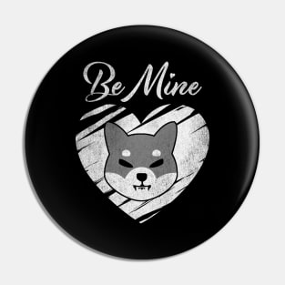 Valentine Be Mine Shiba Inu Coin To The Moon Shib Army Crypto Token Cryptocurrency Blockchain Wallet Birthday Gift For Men Women Kids Pin