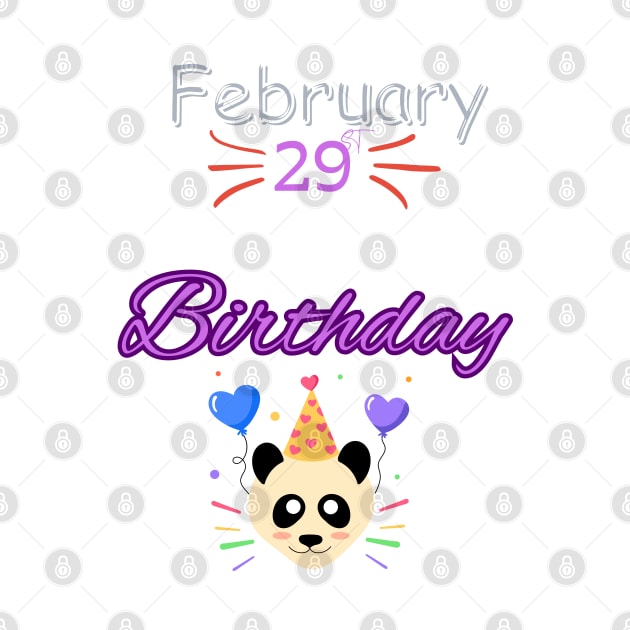 February 29 st is my birthday by Oasis Designs