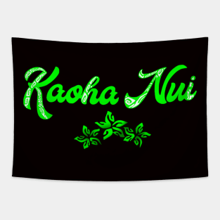 KAOHA NUI (Green) Tapestry