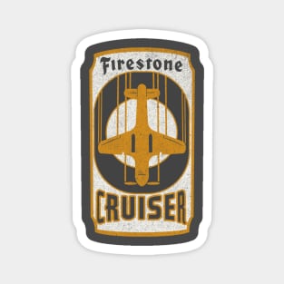 Vintage Firestone Cruiser Bicycle Head Badge Magnet