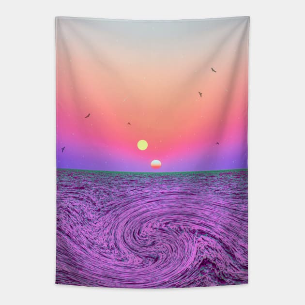 Solariom Tapestry by Cajuca