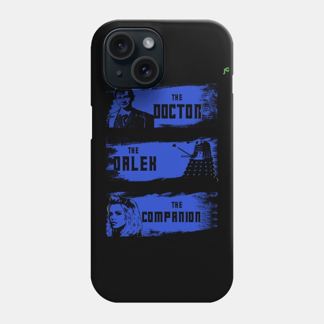 The Doctor,The Dalek,The Companion Phone Case by jimmygatti