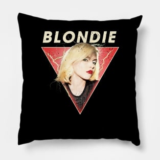 Vintage Blondie Music 80s 90s Style Pillow