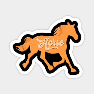 Horse Text Magnet