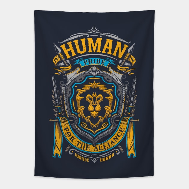 Human Pride v2 Tapestry by Olipop