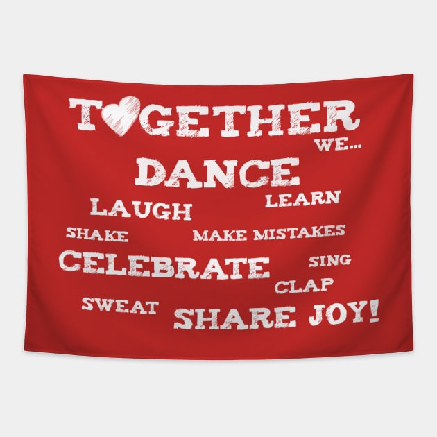 Together We Dance Tapestry by Handie
