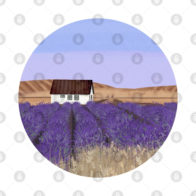 Lavender cottage by KatherineBlowerDesigns